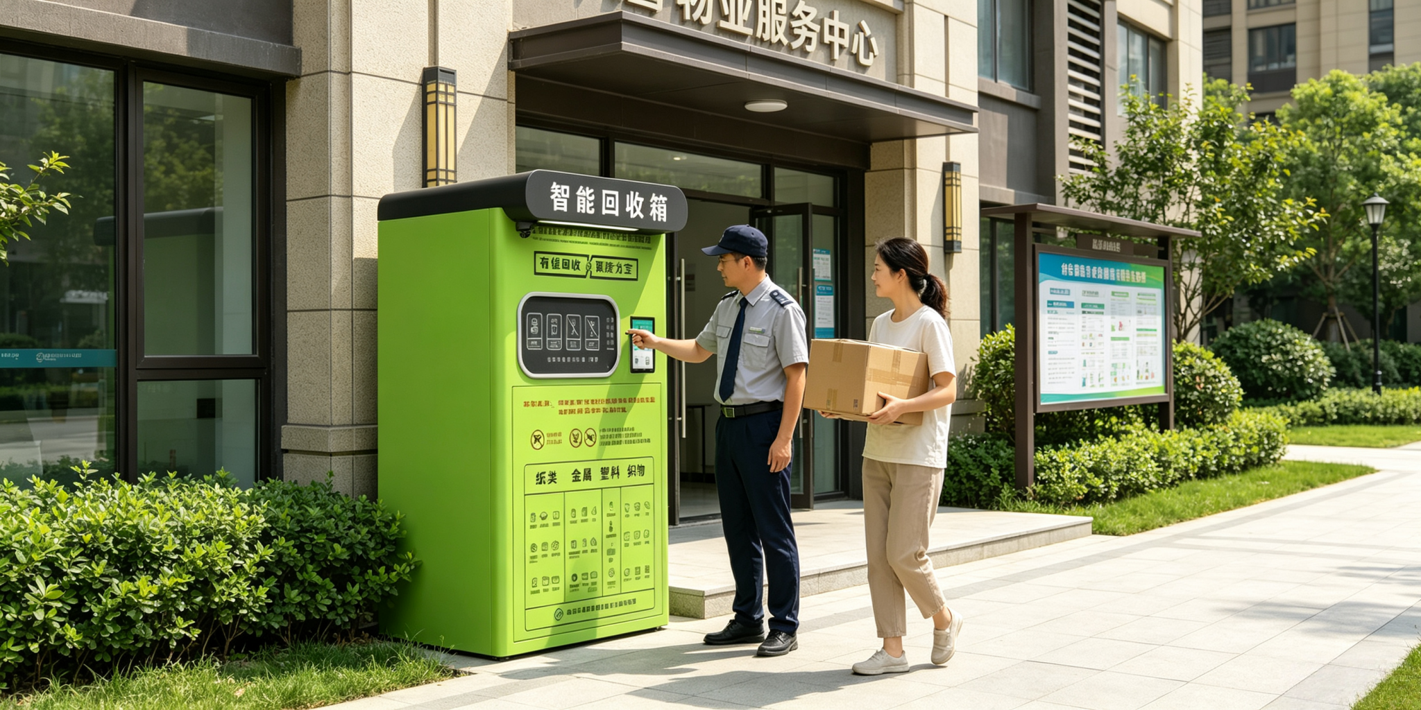 青蓝回收智能回收箱开启环保创业新路径