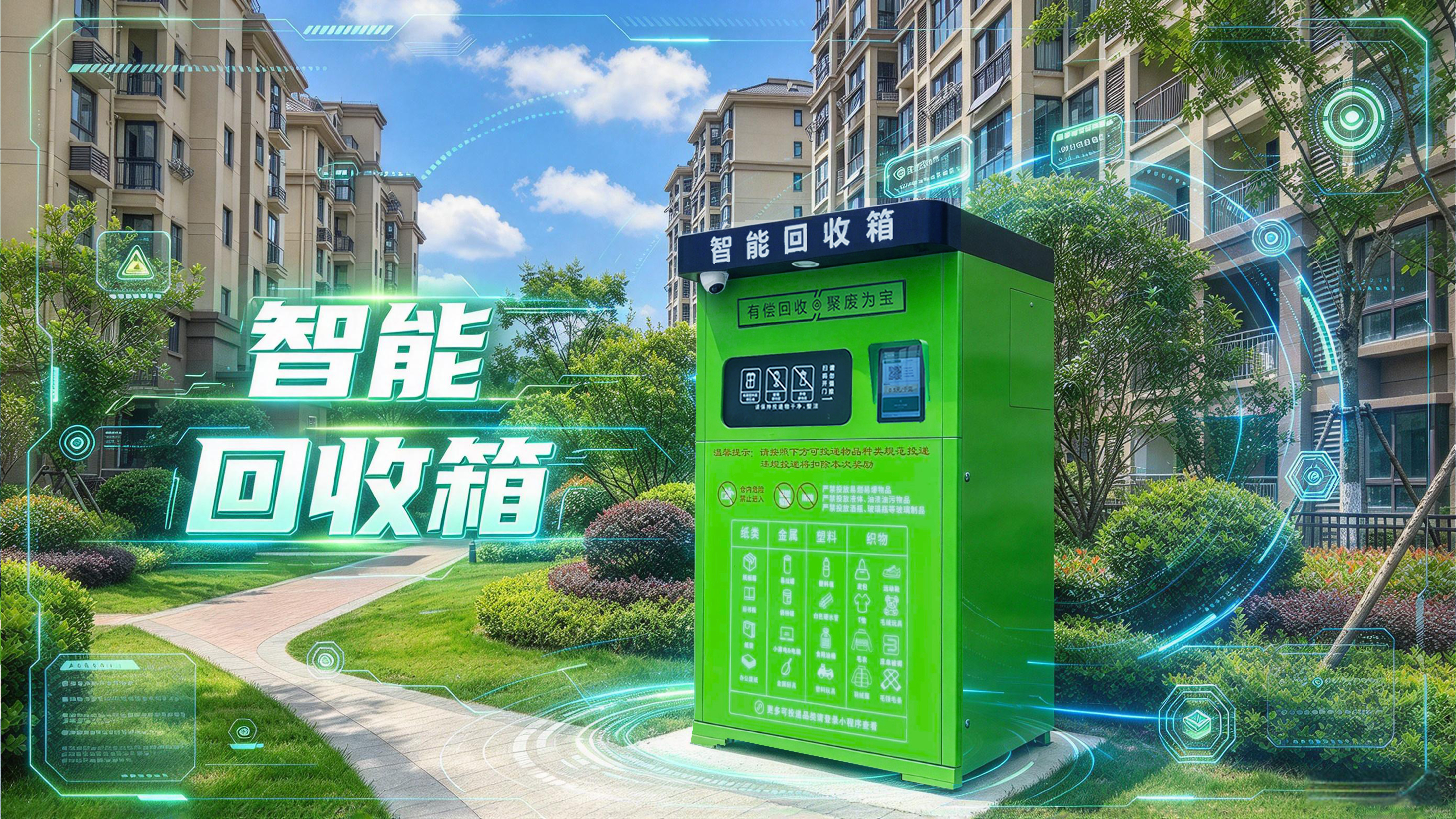 青蓝回收智能回收箱